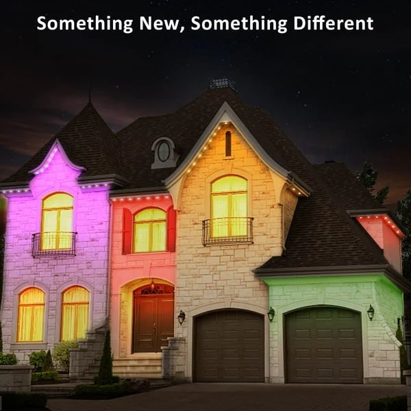 Rainbow LED Outdoor Lights – Customizable, Durable, and Weatherproof